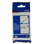 BROTHER HSE221 HEAT SHRINK TUBE TAPE 88MM BLACK ON WHITE