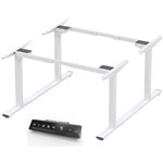 INFINITY ELECTRIC HEIGHT ADJUSTABLE DESK 4 MOTOR WHITE FRAME ONLY