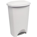 ITALPLAST STERILITE PEDAL TIDY BIN 42 LITRE WHITE