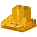 ITALPLAST DESK ORGANISER NEON ORANGE