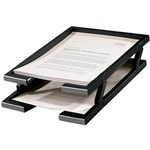 ITALPLAST WORKSPACE DOCUMENT TRAY 2TIER A4 BLACKSILVER