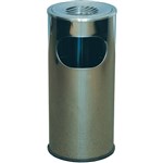 ITALPLAST STAINLESS STEEL FLOOR ASHTRAYRUBBISH TIDY