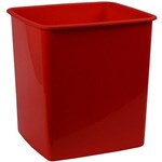 ITALPLAST TIDY BIN 15 LITRE RED