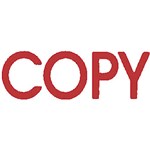 DESKMATE PREINKED MESSAGE STAMP COPY RED