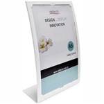 DEFLECTO ANTIGLARE CURVED SIGN HOLDER A5 WHITE