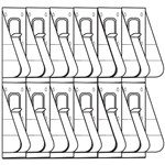 DEFLECTO BROCHURE HOLDER STAIRSTEP DISPLAY PANEL 12 X DL CLEAR