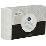 REGAL GOLD TAD SLIMLINE INTERLEAVED HAND TOWEL 225 X 210MM PACK 200