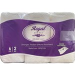 REGAL PREMIUM KITCHEN TOWEL 2 PLY 60 SHEET WHITE PACK 6