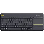 LOGITECH K400 PLUS WIRELESS TOUCH KEYBOARD BLACK