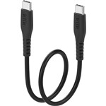 KLIK USBC MALE TO USBC MALE USB 20 CABLE 250MM BLACK