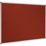 VISIONCHART KROMMENIE PINBOARD ALUMINIUM FRAME 1200 X 900MM HOT SALSA