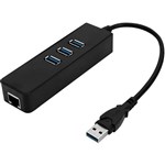 KLIK 3PORT HUB USBA 30 TO GIGABIT ETHERNET SILVER