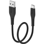 KLIK USBA MALE TO USBC MALE USB 20 CABLE 250MM BLACK