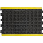 MATTEK MODULAR BUBBLE MAT CENTRE 600 X 900MM YELLOWBLACK