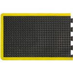 MATTEK MODULAR BUBBLE MAT END 900 X 1200MM YELLOWBLACK