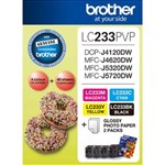 BROTHER LC233 INK CARTRIDGE PHOTO VALUE PACK