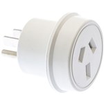 MOKI AUNZ TRAVEL ADAPTOR FOR USA WHITE