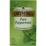 TWININGS PURE PEPPERMINT TEA BAGS PACK 40