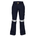 PRIME MOVER ML709 LADIES COTTON DRILL CARGO PANTS WITH TAPE