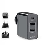 MBEAT GORILLA POWER USBC AND USBA WORLD TRAVEL CHARGER