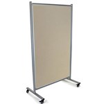 VISIONCHART MODULO MOBILE SCREEN DOUBLE SIDED VELOUR FABRIC 1800 X 1000MM SANZ