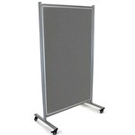 VISIONCHART MODULO MOBILE SCREEN DOUBLE SIDED VELOUR FABRIC 1800 X 1000MM KOALA