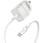 OTTERBOX KIT 1 PORT USBC TO LIGHTNING FAST WALL CHARGER TYPEI 18W WITH 1M CABLE WHITE