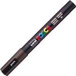 POSCA PC3M PAINT MARKER BULLET FINE 13MM DARK BROWN