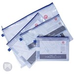 MICADOR MULTIPURPOSE POUCH MESH A5 CLEARBLUE