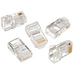 SHINTARO RJ45 CONNECTOR CAT5E BOX 50 CLEAR