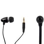 SHINTARO STEREO EARPHONE FLAT CABLE BLACK