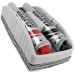 PENTEL MAXIFLO WHITEBOARD MARKER ERASER SET REDBLACK PACK 2