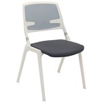 RAPIDLINE MAUI POLYPROPYLENE BREAKOUT AND MEETING CHAIR WHITEGREY