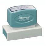 XSTAMPER N20 CUSTOM MADE PREINKED STAMP 25 X 71MM 2 COLOUR