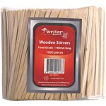 WRITER WOODEN STIRRER 140MM NATURAL PACK 1000