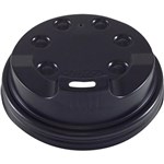 WRITER BREAKROOM DISPOSABLE PAPER CUP LIDS 12OZ BLACK BOX 1000