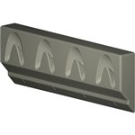 SNUGHOOK BAG AND HAT HOOK 167 X 480 X 45MM BEIGE