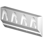 SNUGHOOK BAG AND HAT HOOK 167 X 480 X 45MM WHITE