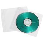 CUMBERLAND CDDVD SELF ADHESIVE POCKET PVC CLEAR PACK 10