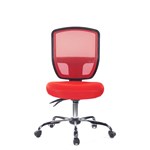 DIAMOND DUO TYPIST CHAIR MEDIUM MESH BACK RED