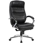 MONET EXECUTIVE CHAIR HIGH BACK ARMS BLACK LEATHER
