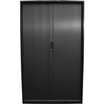 STEELCO TAMBOUR DOOR CABINET 5 SHELVES 2000 X 900 X 463MM GRAPHITE RIPPLE