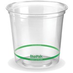 BIOPAK BIODELI ROUND BOWL 700ML CLEAR PACK 50