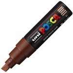 POSCA PC8K PAINT MARKER CHISEL BROAD 8MM BROWN