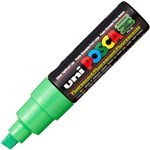 POSCA PC8K PAINT MARKER CHISEL BROAD 8MM LIGHT GREEN