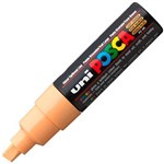 POSCA PC8K PAINT MARKER CHISEL BROAD 8MM LIGHT ORANGE