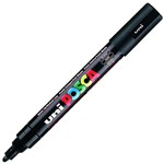 POSCA PC5M PAINT MARKER BULLET MEDIUM 25MM BLACK