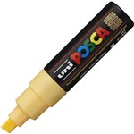 POSCA PC8K PAINT MARKER CHISEL BROAD 8MM FLORESCENT LIGHT ORANGE