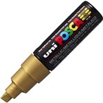 POSCA PC8K PAINT MARKER CHISEL BROAD 8MM GOLD