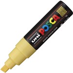POSCA PC8K PAINT MARKER CHISEL BROAD 8MM STRAW YELLOW